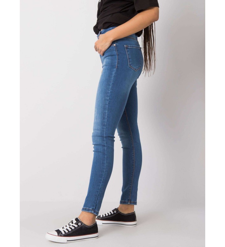 Spodnie jeans jeansowe 319-SP-750.49 ciemny niebieski