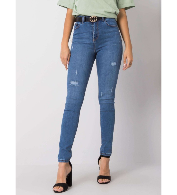 Spodnie jeans jeansowe 319-SP-686.45 ciemny niebieski