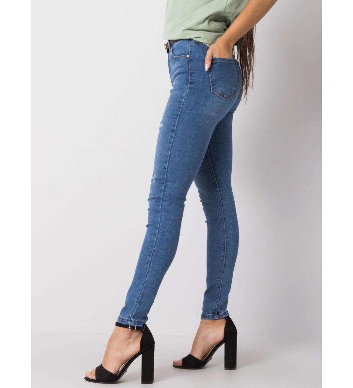 Spodnie jeans jeansowe 319-SP-686.45 ciemny niebieski