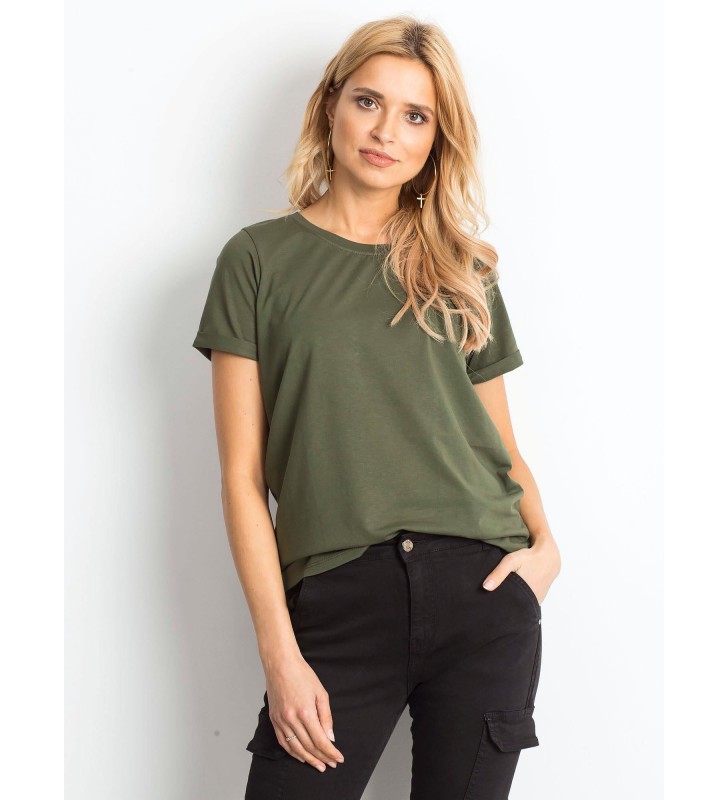 T-shirt jednokolorowy RV-TS-4838.18P khaki