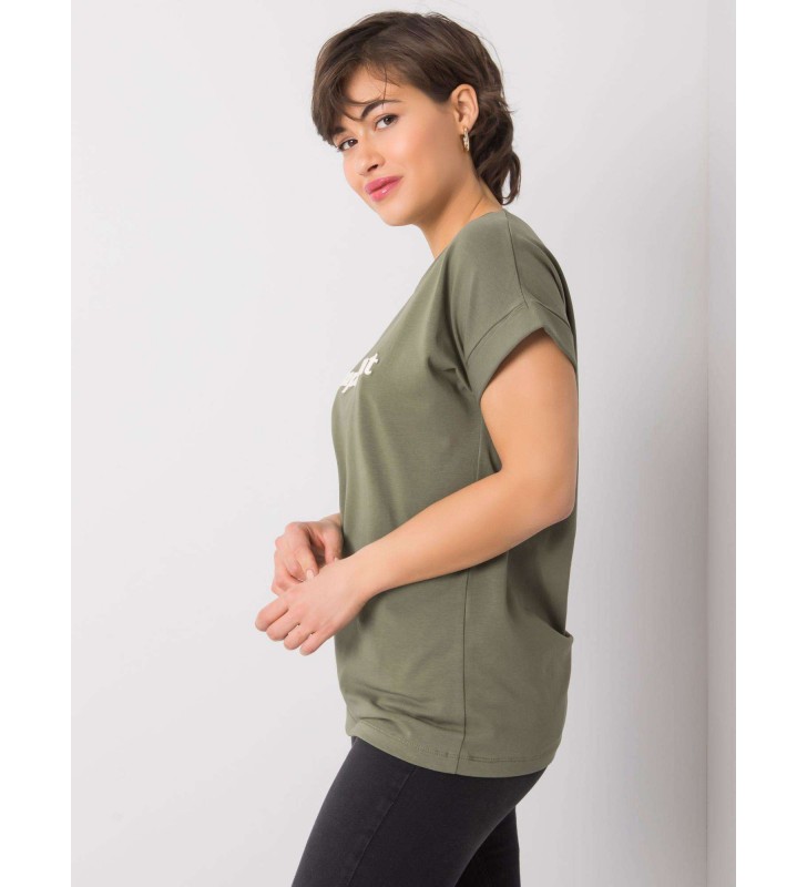 T-shirt jednokolorowy FA-TS-6936.82P khaki