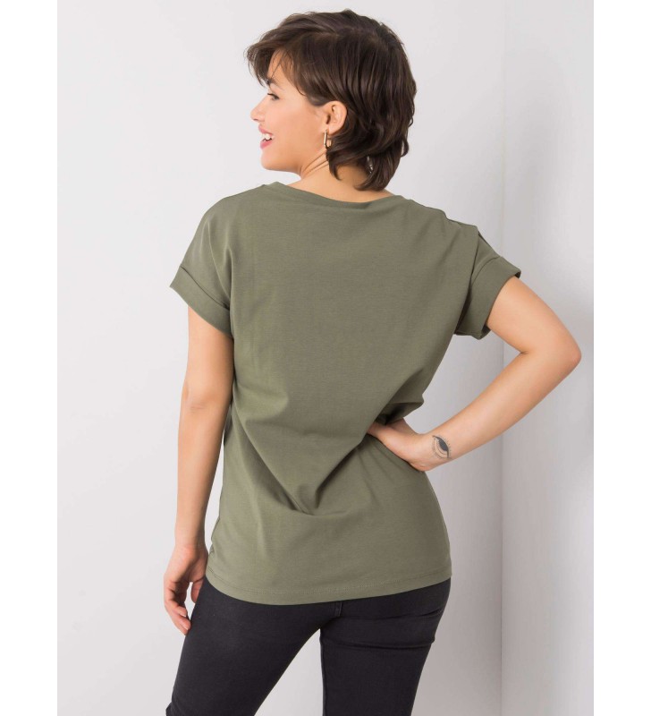 T-shirt jednokolorowy FA-TS-6936.82P khaki