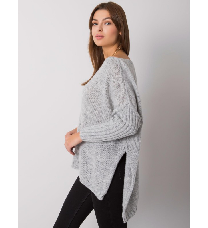 Sweter oversize TW-SW-BI-559.45 szary