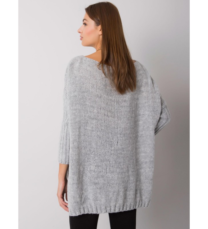 Sweter oversize TW-SW-BI-559.45 szary