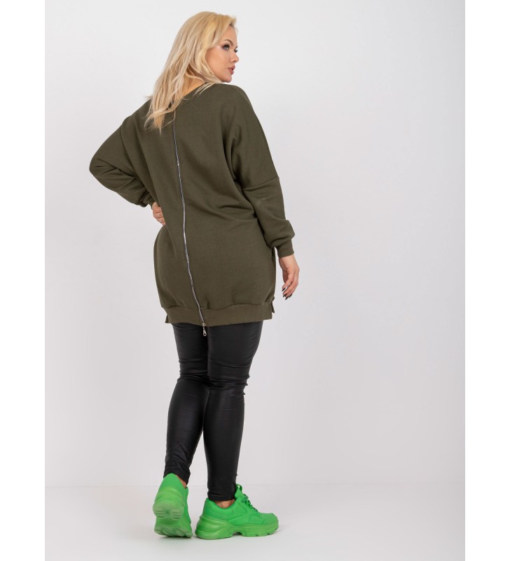 Tunika tunika plus size RV-TU-7278.81P khaki