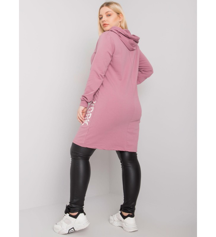 Tunika tunika plus size RV-TU-7221.80P ciemny różowy