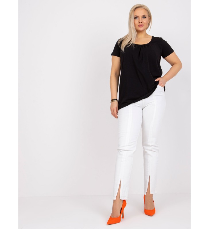 T-shirt plus size RV-TS-6320.85P czarny