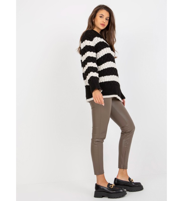 Sweter oversize EM-SW-1018-01.26P czarny