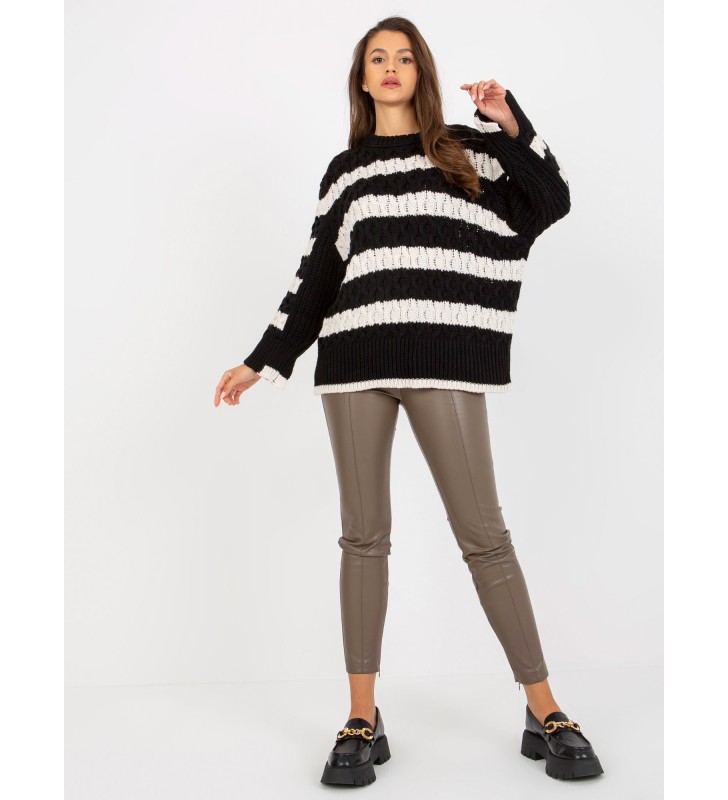 Sweter oversize EM-SW-1018-01.26P czarny