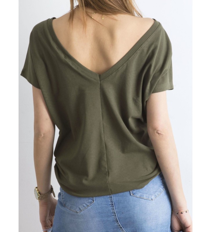 T-shirt jednokolorowy RV-TS-4662.28P khaki