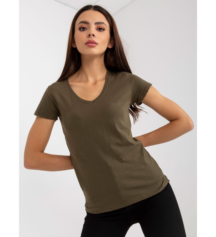 T-shirt jednokolorowy B-012.71P khaki