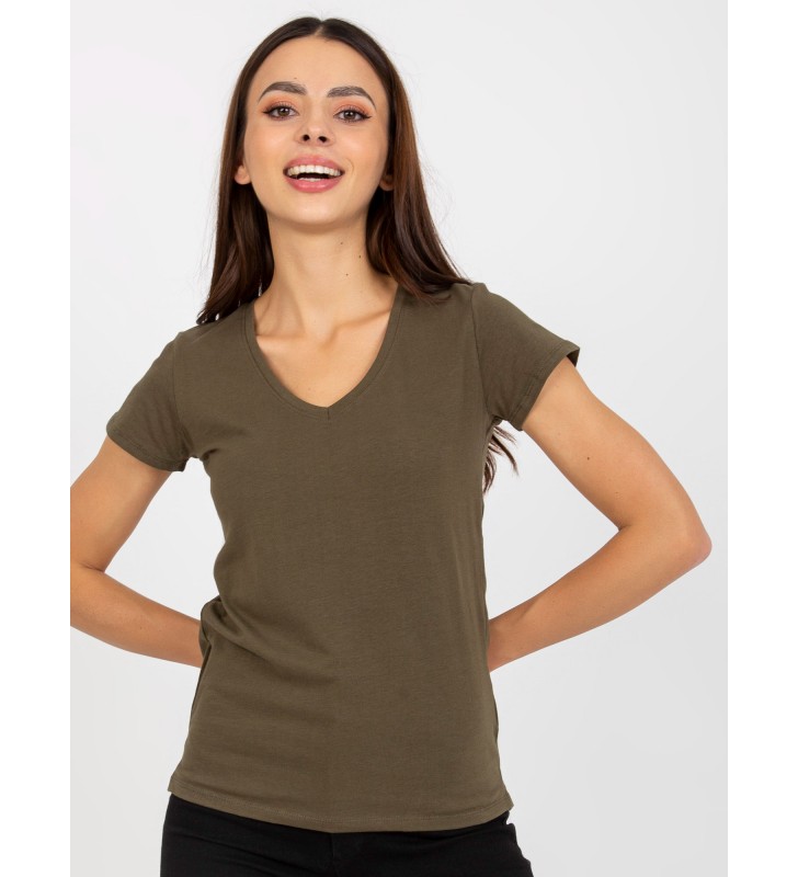 T-shirt jednokolorowy B-012.71P khaki