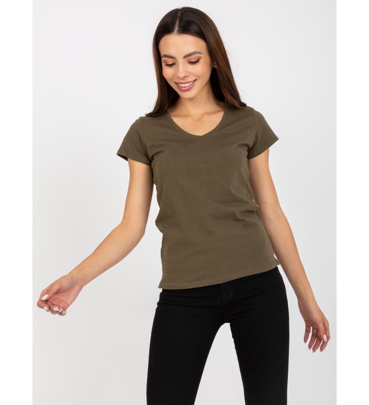 T-shirt jednokolorowy B-012.71P khaki