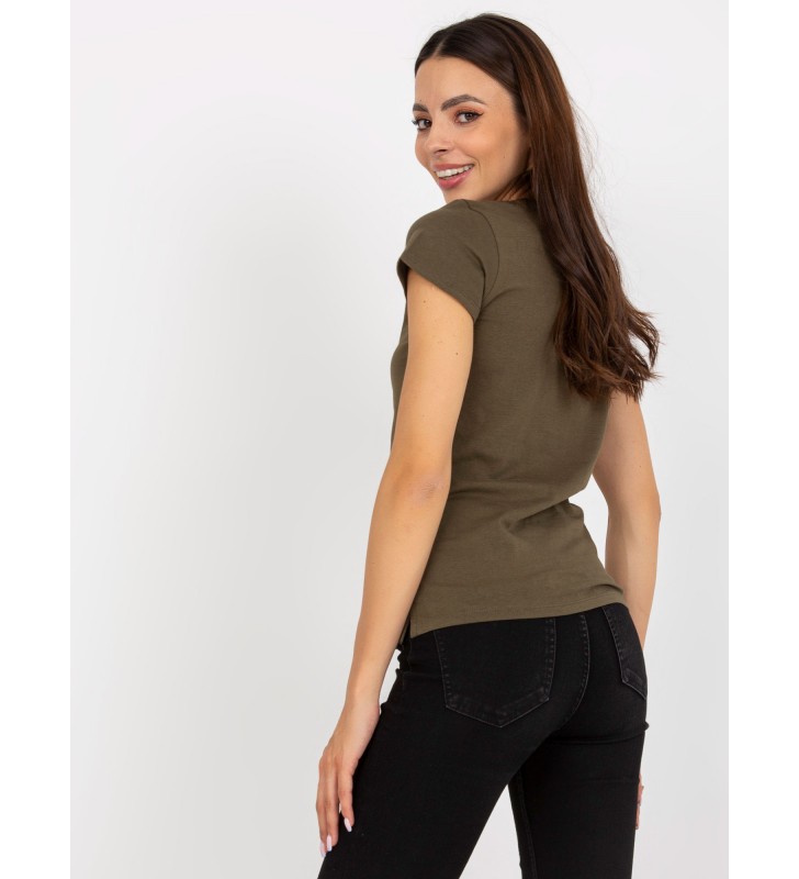 T-shirt jednokolorowy B-012.71P khaki