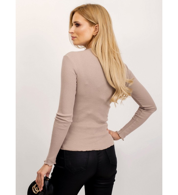 Bluzka longsleeves RV-BZ-5209.04X ciemny bezowy