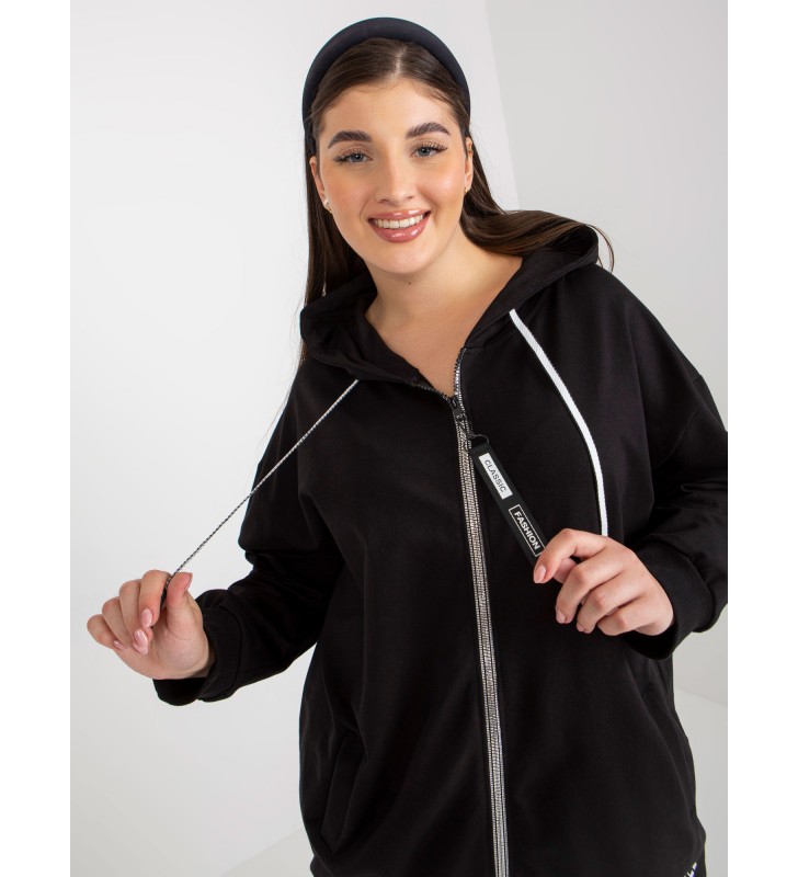 Bluza plus size RV-BL-8302.78 czarny