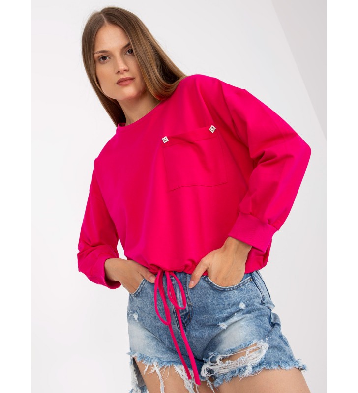 Bluza bez kaptura RV-BL-8066.32P fuksjowy