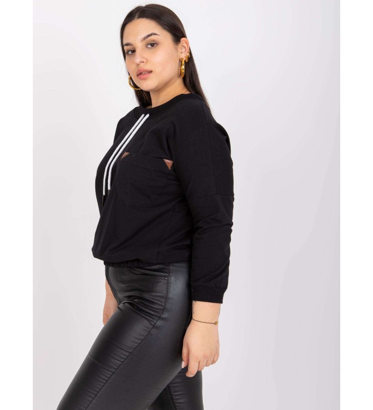 Bluza plus size RV-BL-7495.12 czarny