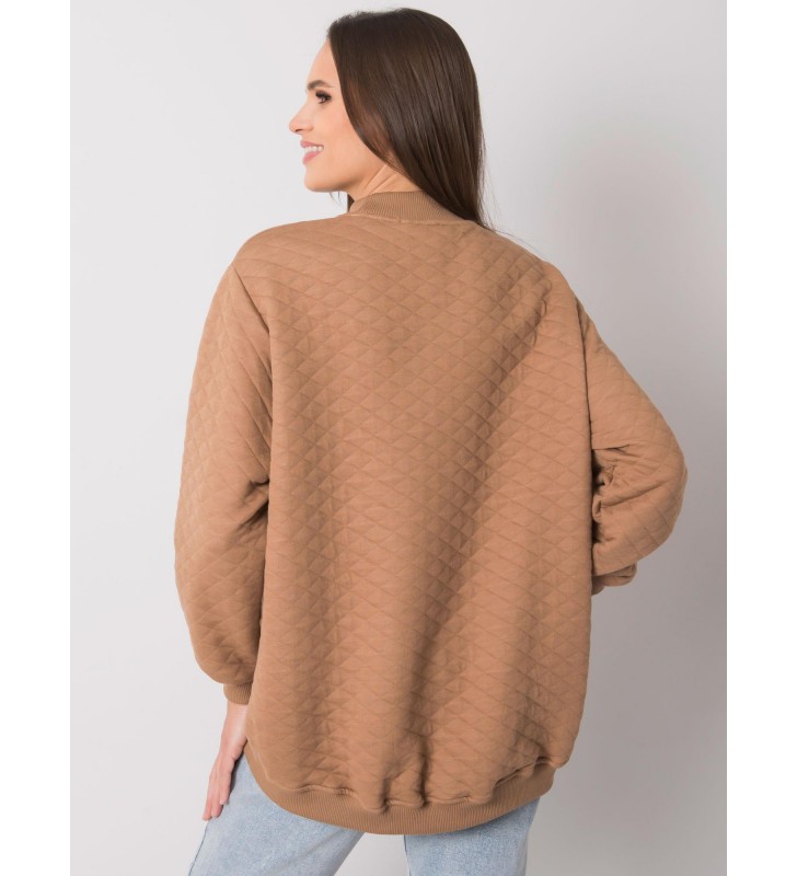 Bluza bez kaptura RV-BL-7447.29 camelowy