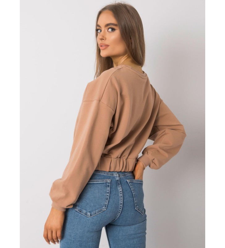 Bluza bez kaptura RV-BL-7252.31P camelowy