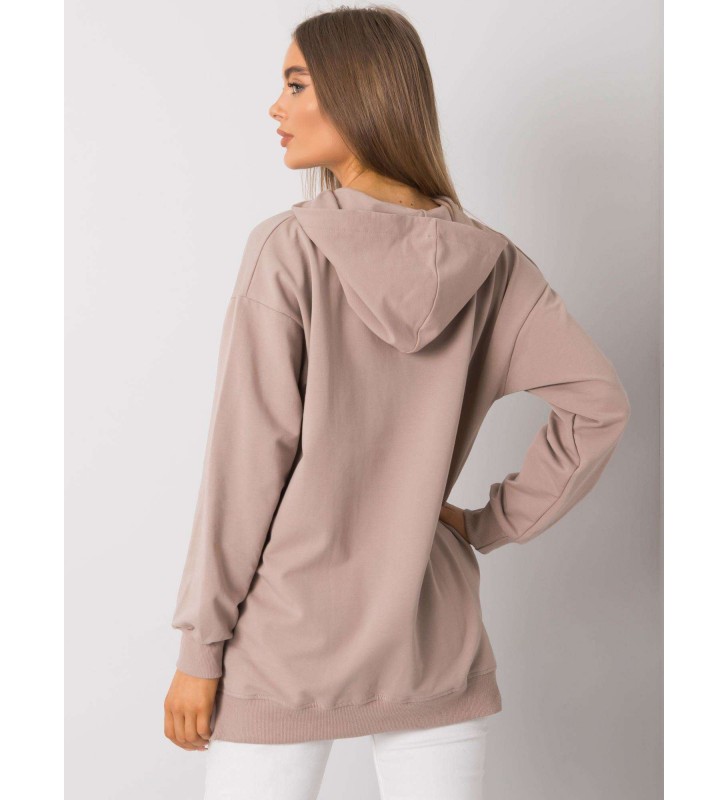 Bluza z kapturem RV-BL-7211.24P ciemny bezowy