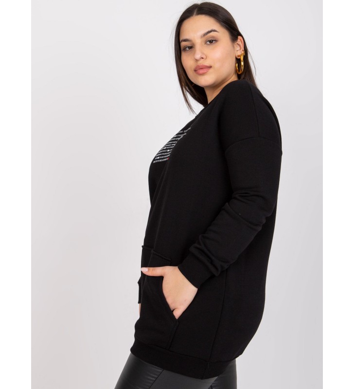 Bluza plus size RV-BL-7124.01 czarny