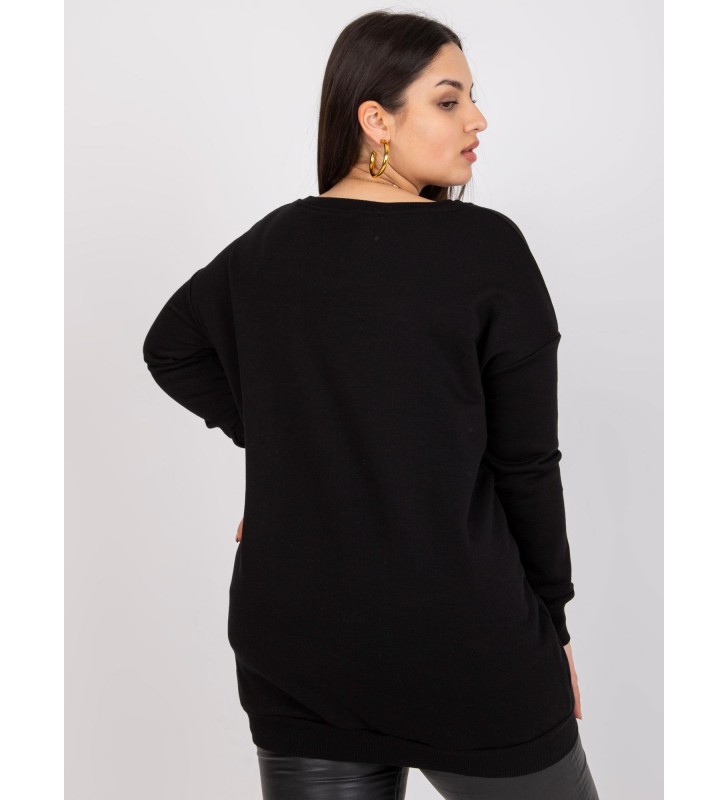 Bluza plus size RV-BL-7124.01 czarny