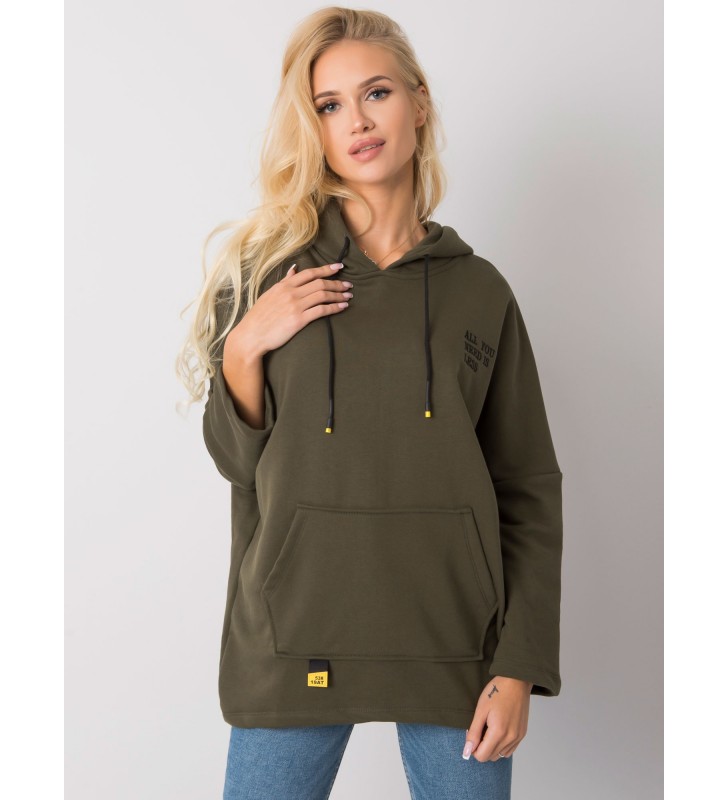 Bluza z kapturem RV-BL-7098.28 khaki