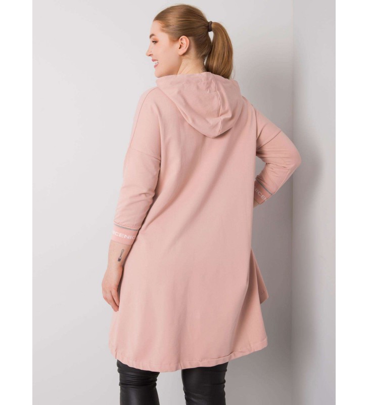 Bluza plus size RV-BL-6849.63P jasny różowy