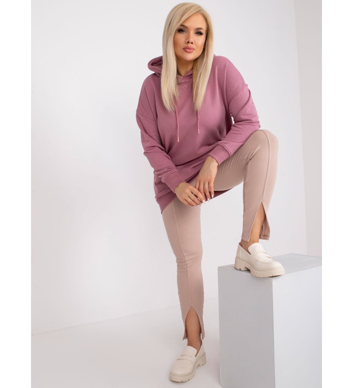 Bluza plus size RV-BL-6338.19X ciemny różowy