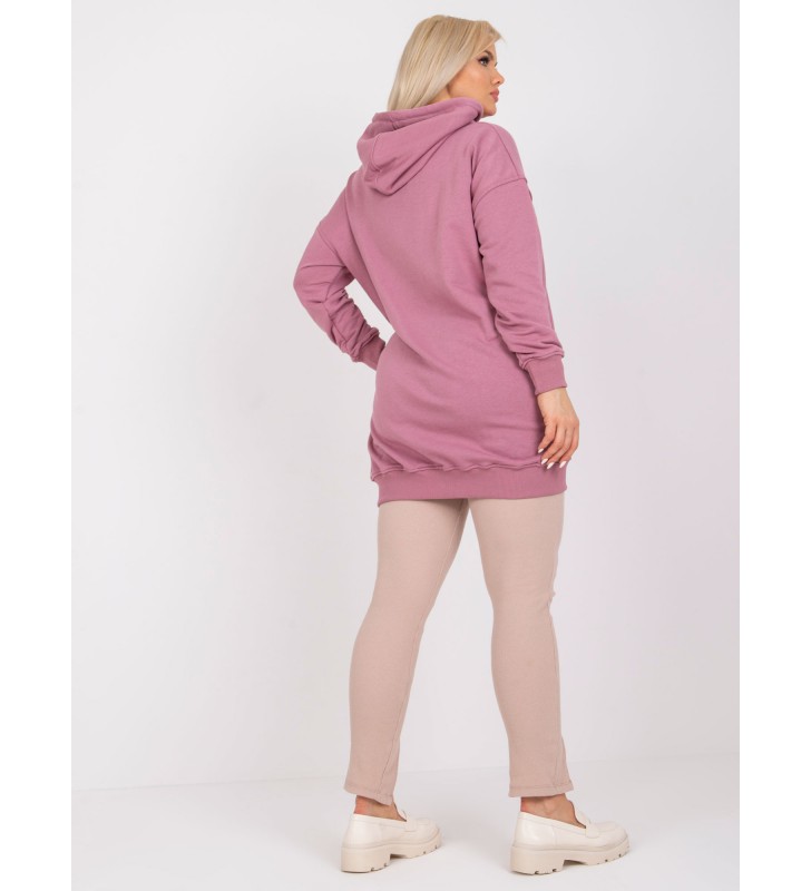 Bluza plus size RV-BL-6338.19X ciemny różowy