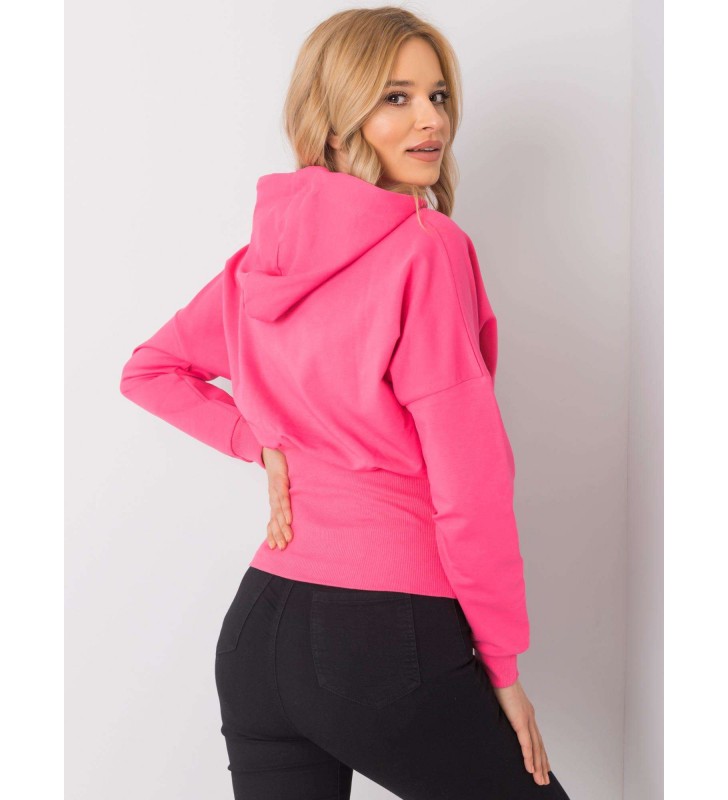 Bluza z kapturem RV-BL-6191.06P fluo różowy