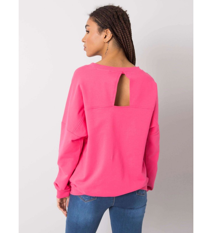 Bluza bez kaptura RV-BL-6119.04P fluo różowy