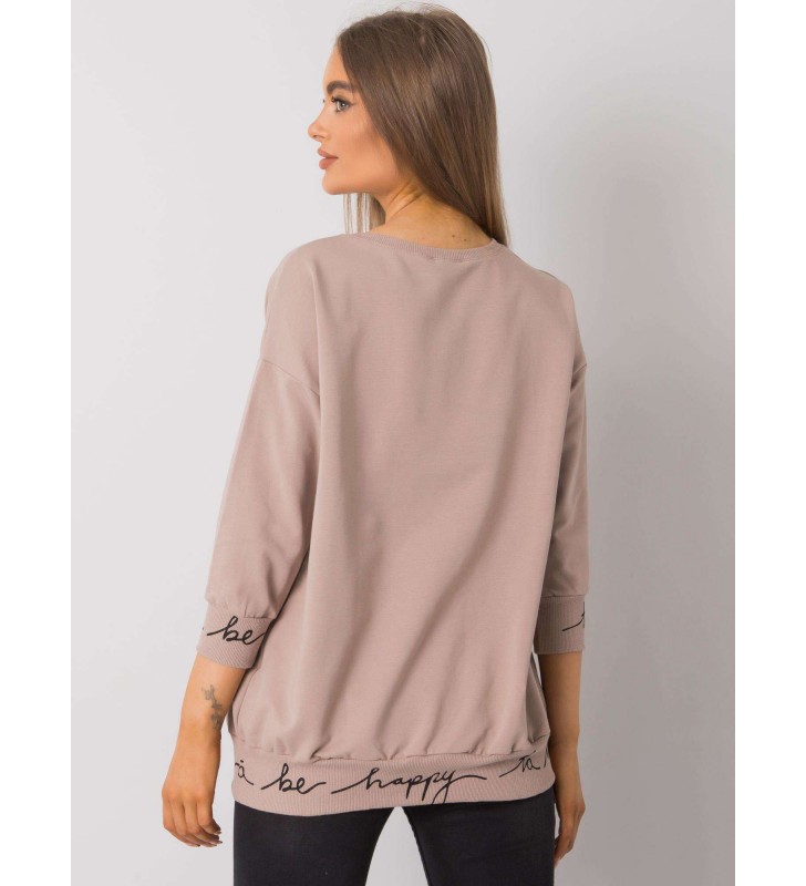 Bluza bez kaptura RV-BL-5978.06P beżowy