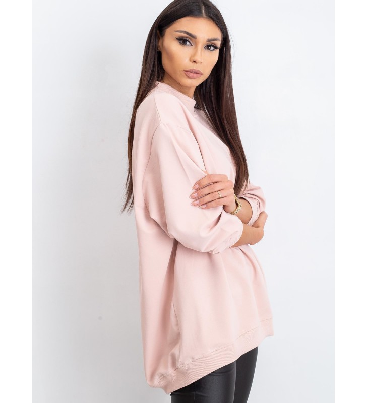 Bluza bez kaptura RV-BL-5185.93P jasny różowy