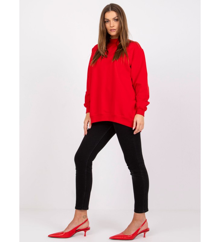 Bluza bez kaptura RV-BL-5185.81P czerwony