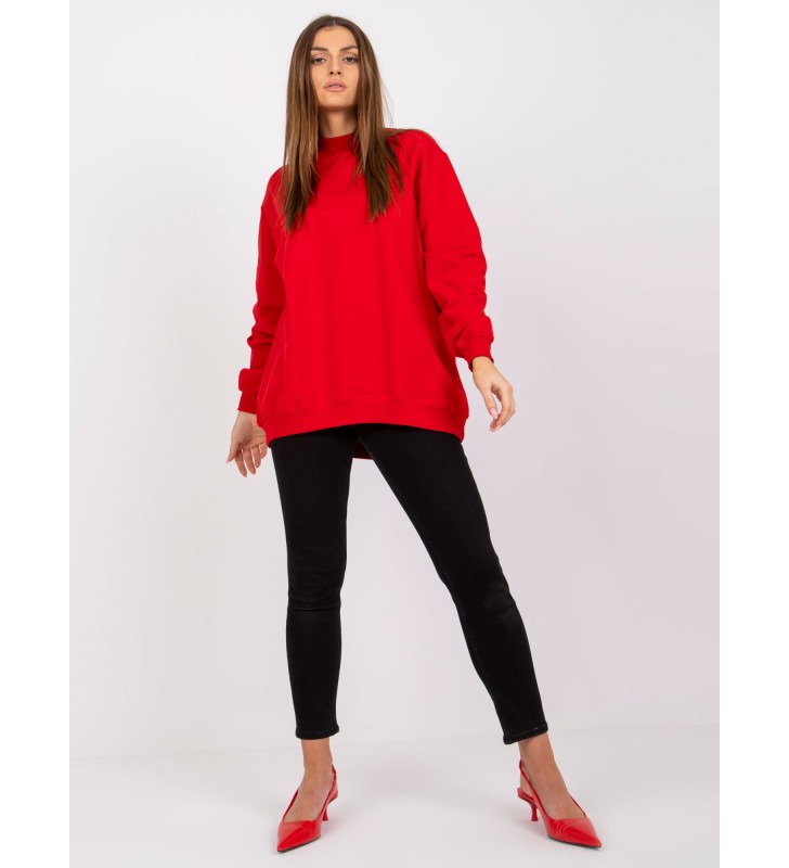 Bluza bez kaptura RV-BL-5185.81P czerwony