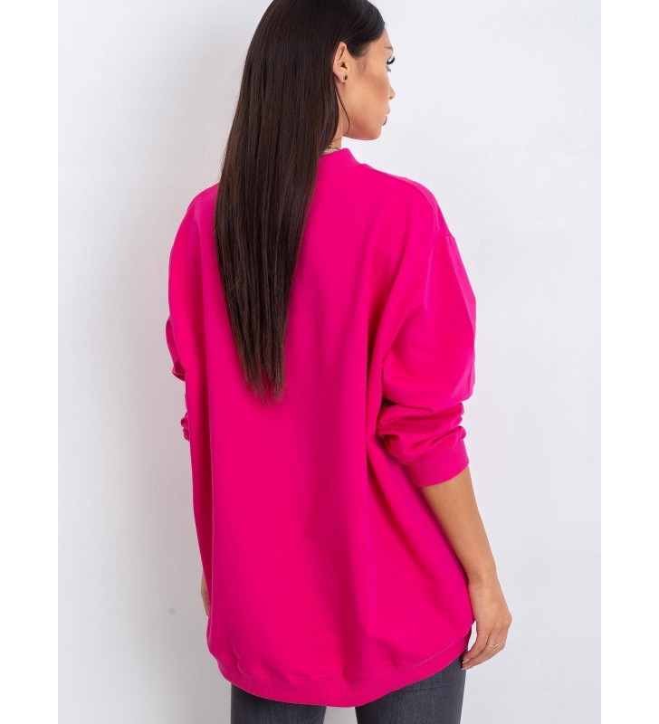 Bluza bez kaptura RV-BL-5185.79P fuksjowy