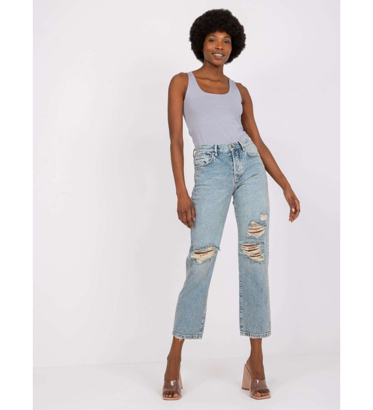 Spodnie jeans jeansowe RO-SP-PNT-N06.69P jasny niebieski