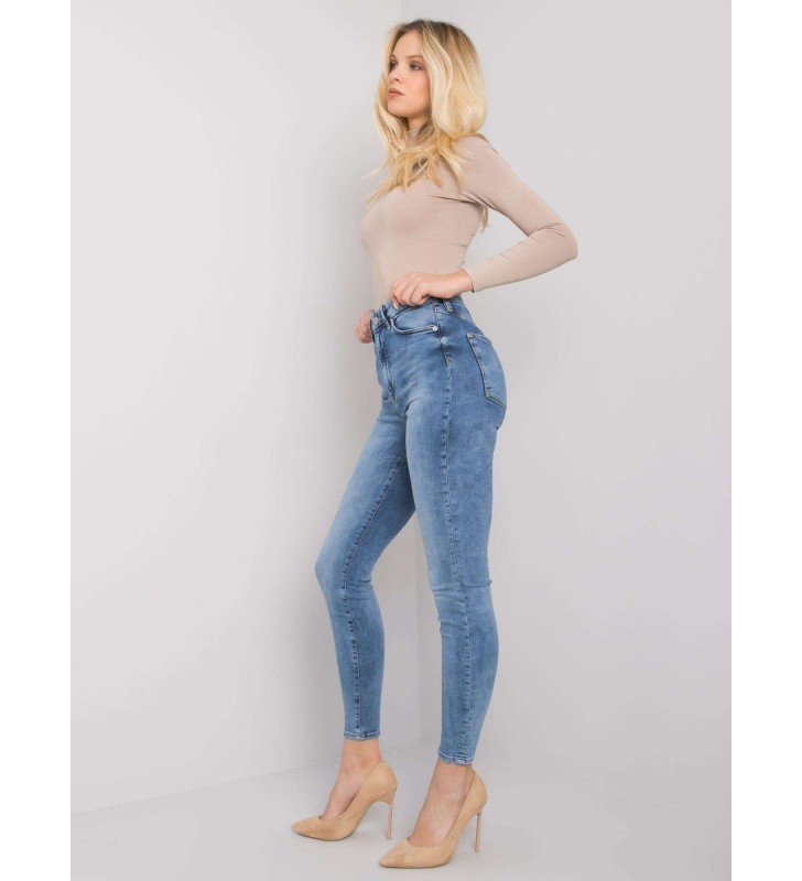 Spodnie jeans jeansowe RO-SP-PNT-09.67P niebieski