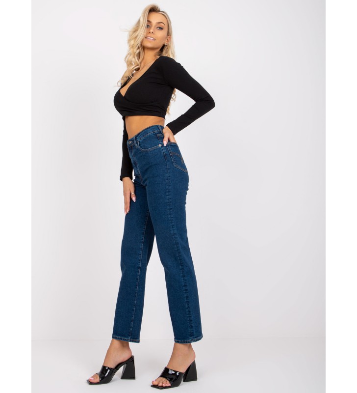 Spodnie jeans jeansowe RO-SP-2402.10 ciemny niebieski