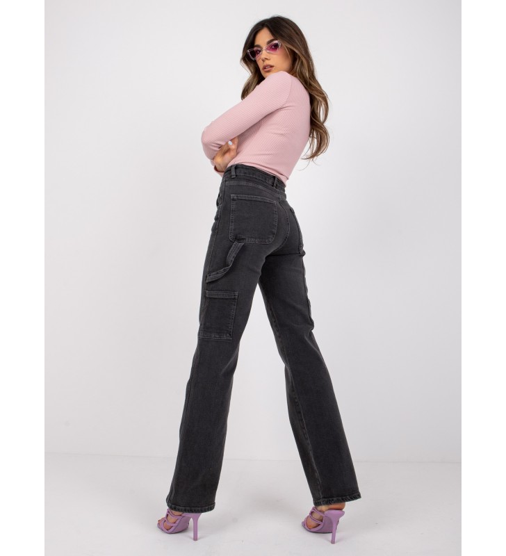 Spodnie jeans jeansowe MR-SP-356.42P czarny