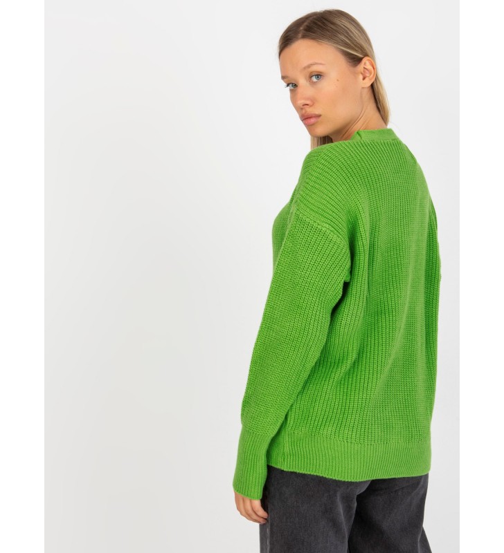 Sweter rozpinany LC-SW-0321.06X jasny zielony