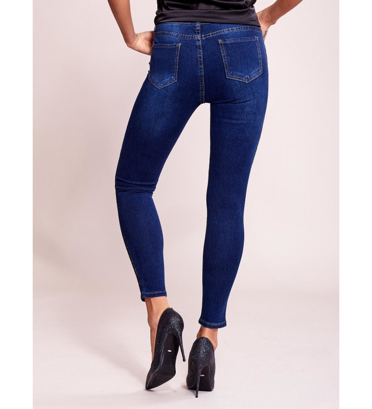 Spodnie jeans jeansowe JMP-SP-H-1910.85 ciemny niebieski