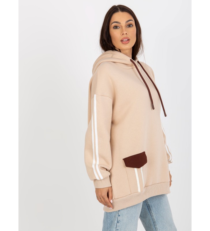 Bluza z kapturem FA-BL-8102.34P jasny beżowy