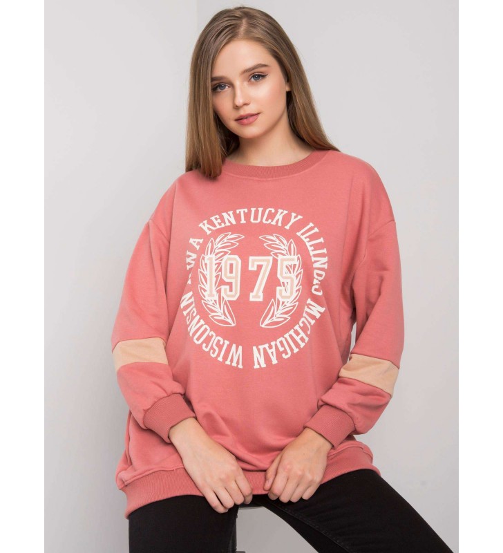 Bluza bez kaptura FA-BL-7231.33X ciemny różowy