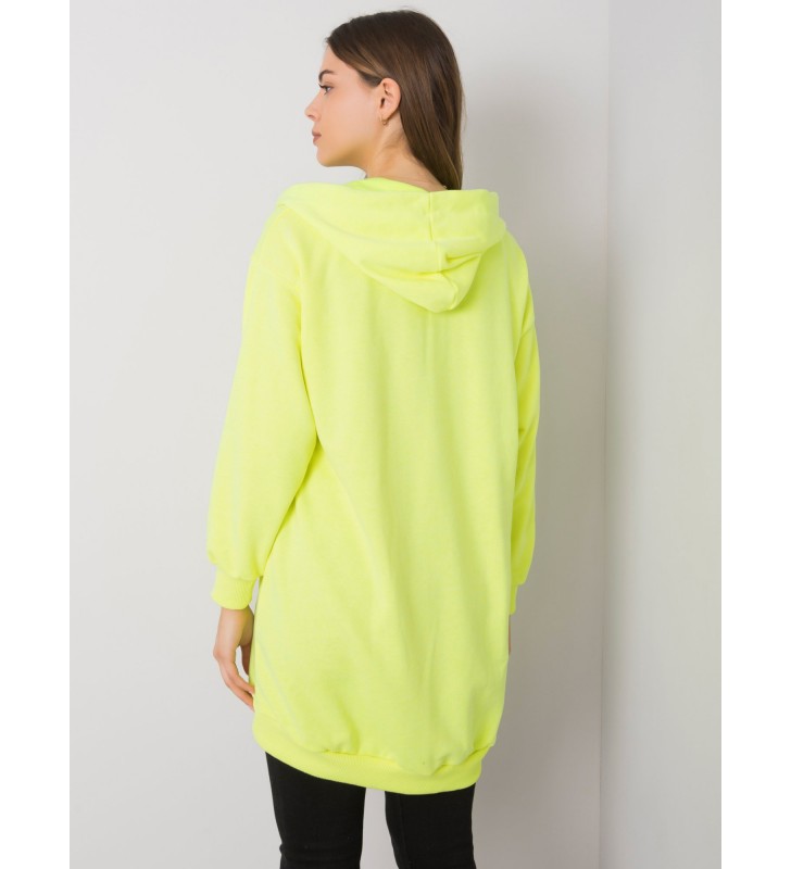 Bluza z kapturem EM-BL-ES-21-528.12X fluo żółty