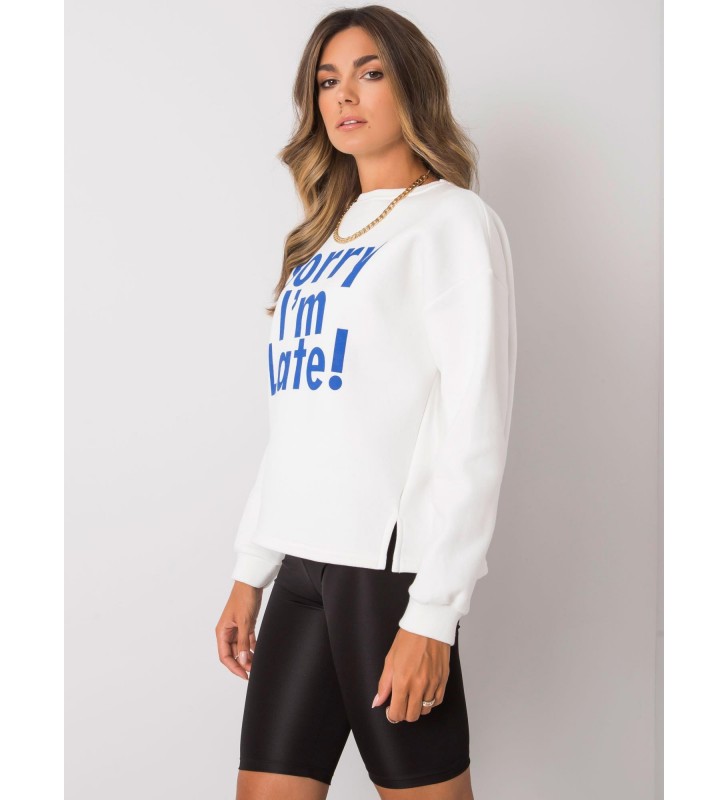 Bluza bez kaptura EM-BL-624.90P biało-niebieski