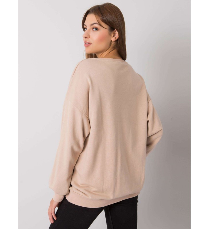 Bluza bez kaptura EM-BL-536/1U.84P beżowy