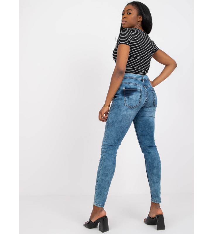 Spodnie jeans jeansowe D85035C62220M263 niebieski